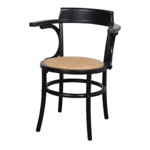 mobiliario-contract-silla madera ratan pompeya negra 1